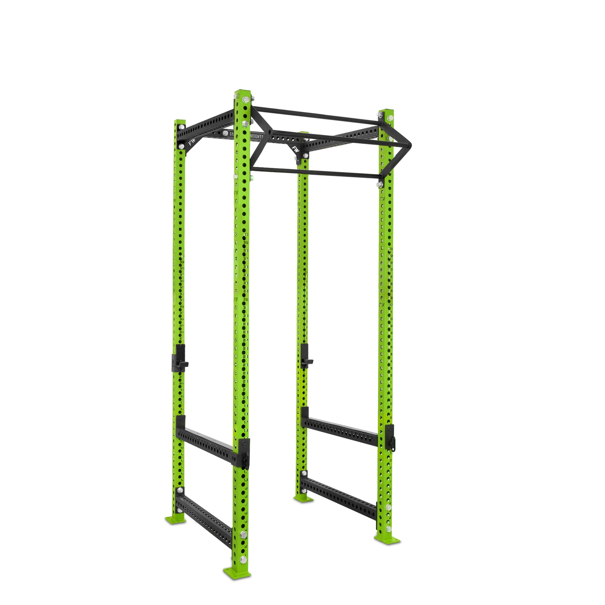 Tall Power Rack Green Filthy North Bar Flip Down Safety Bars
