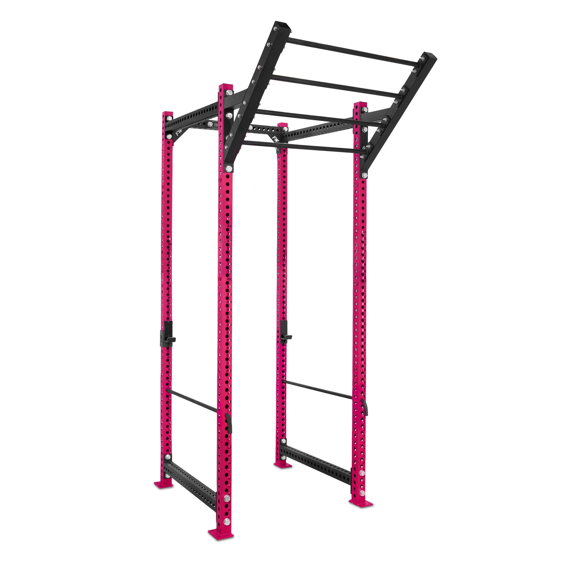 Tall Power Rack Pink Level Up Bar Safety Bars