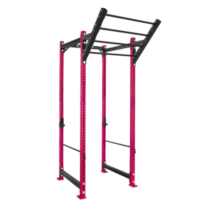 Tall Power Rack Pink Level Up Bar Safety Bars