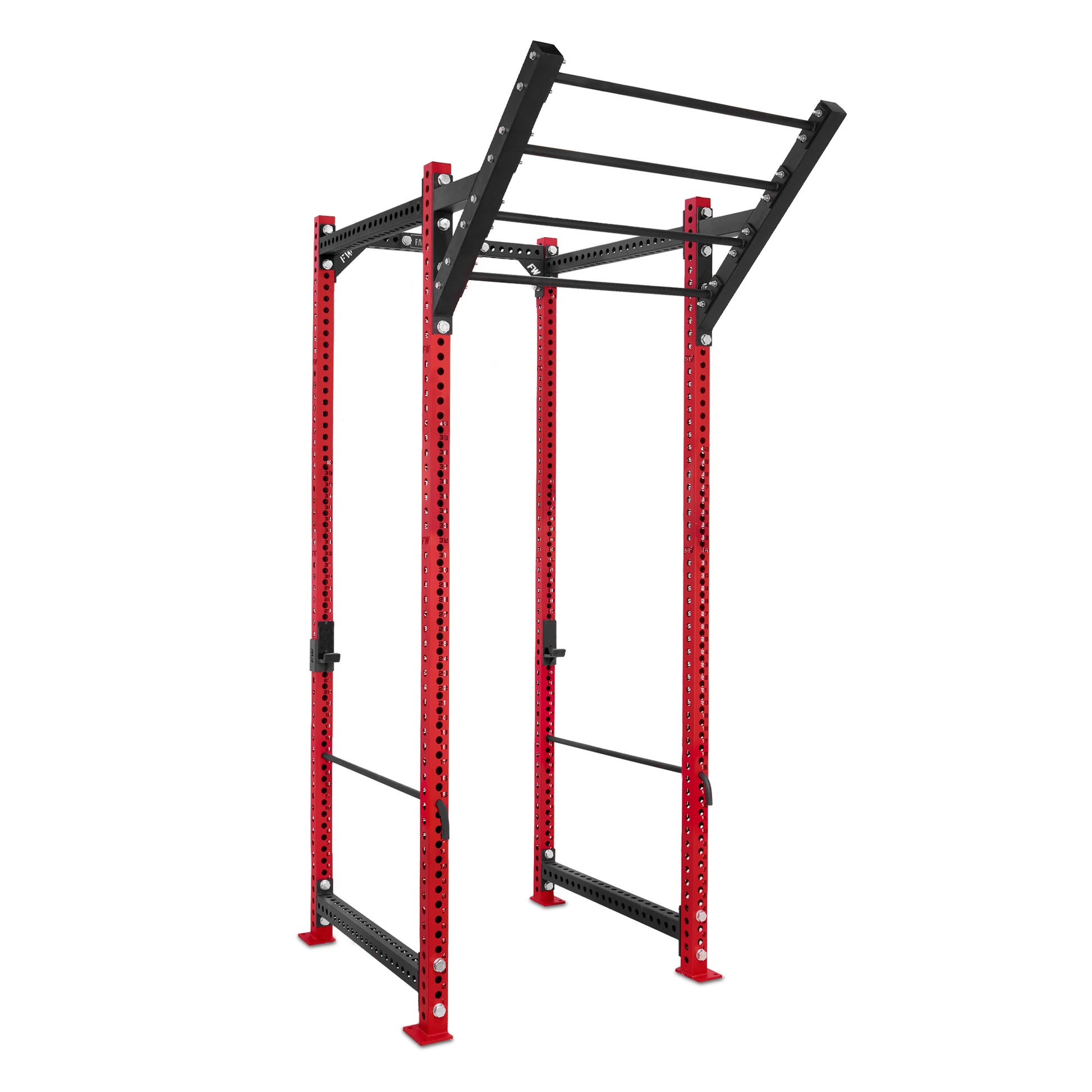 Tall Power Rack Red Level Up Bar Safety Bars