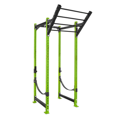 Tall Power Rack Green Level Up Bar Webbed Catchers