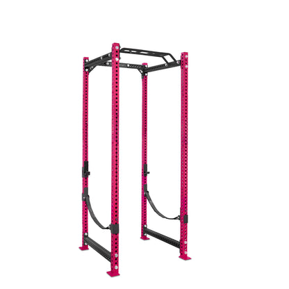 Tall Power Rack Pink Monkey Bar Webbed Catchers
