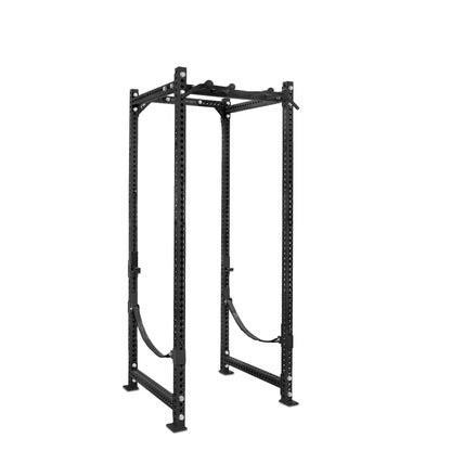 Tall Power Rack Black Omni Bar Webbed Catchers