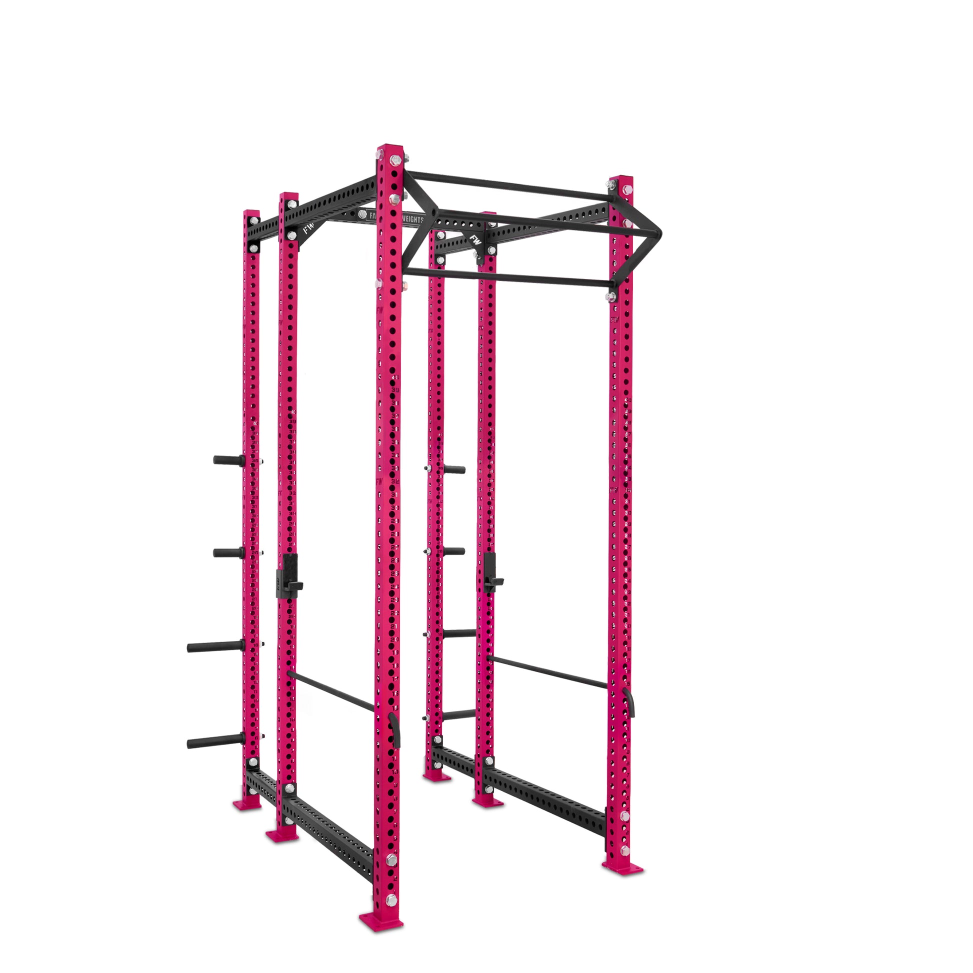 Tall Power Rack with Storage Pink Filthy North Bar Safety Bars