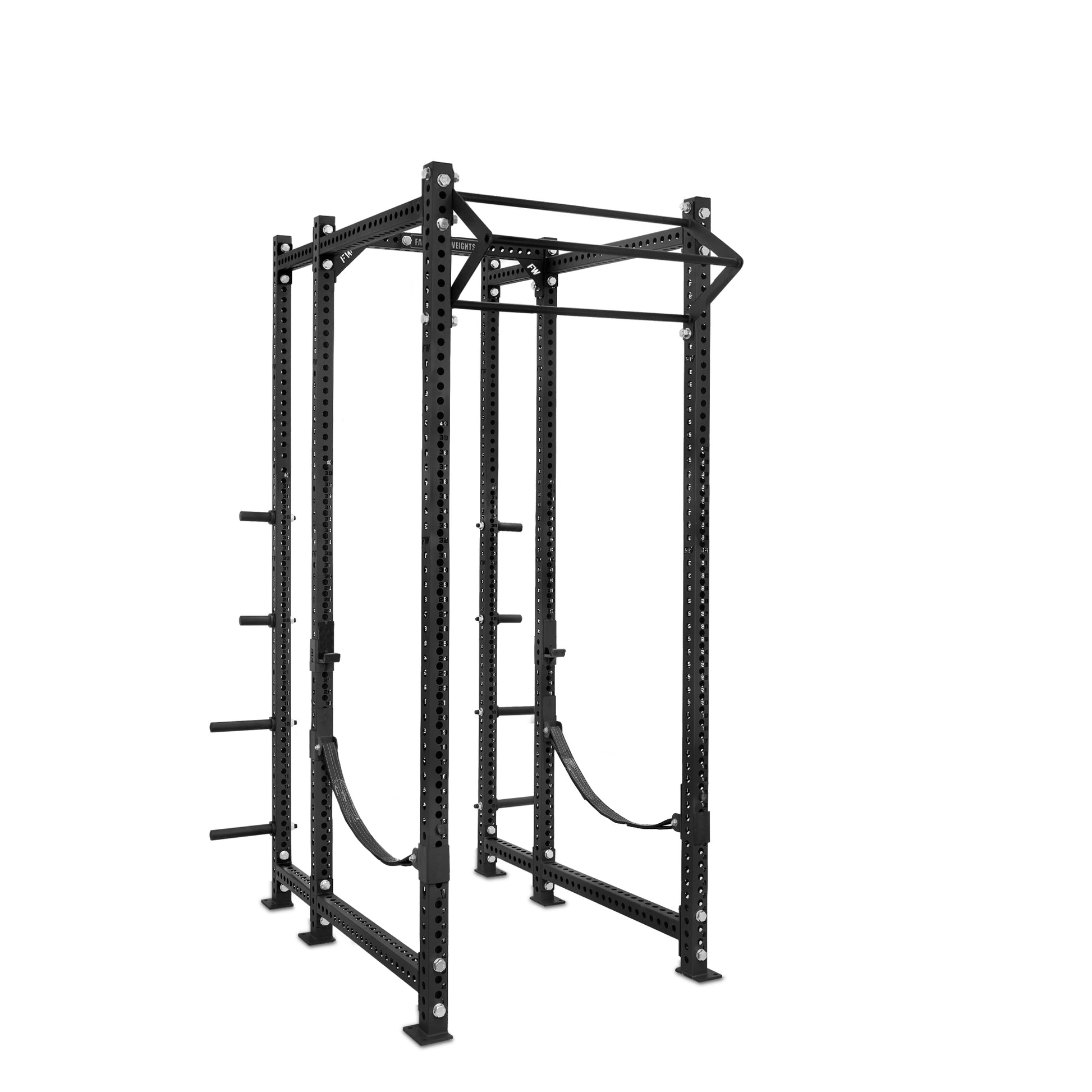 Tall Power Rack with Storage Black Filthy North Bar Webbed Catchers