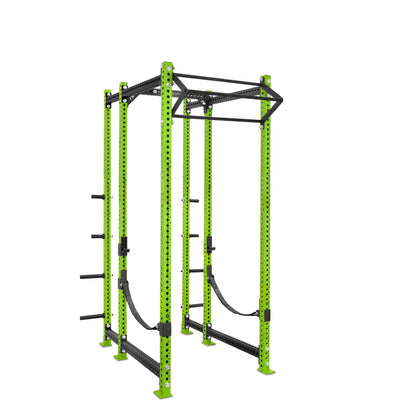 Tall Power Rack with Storage Green Filthy North Bar Webbed Catchers