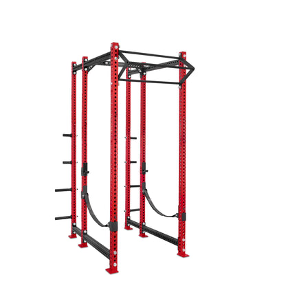 Tall Power Rack with Storage Red Filthy North Bar Webbed Catchers