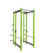 Tall Power Rack with Storage Green Standard Bar Safety Bars