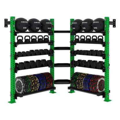 Pro Corner Storage Rack Asstd Colours Factory Weights