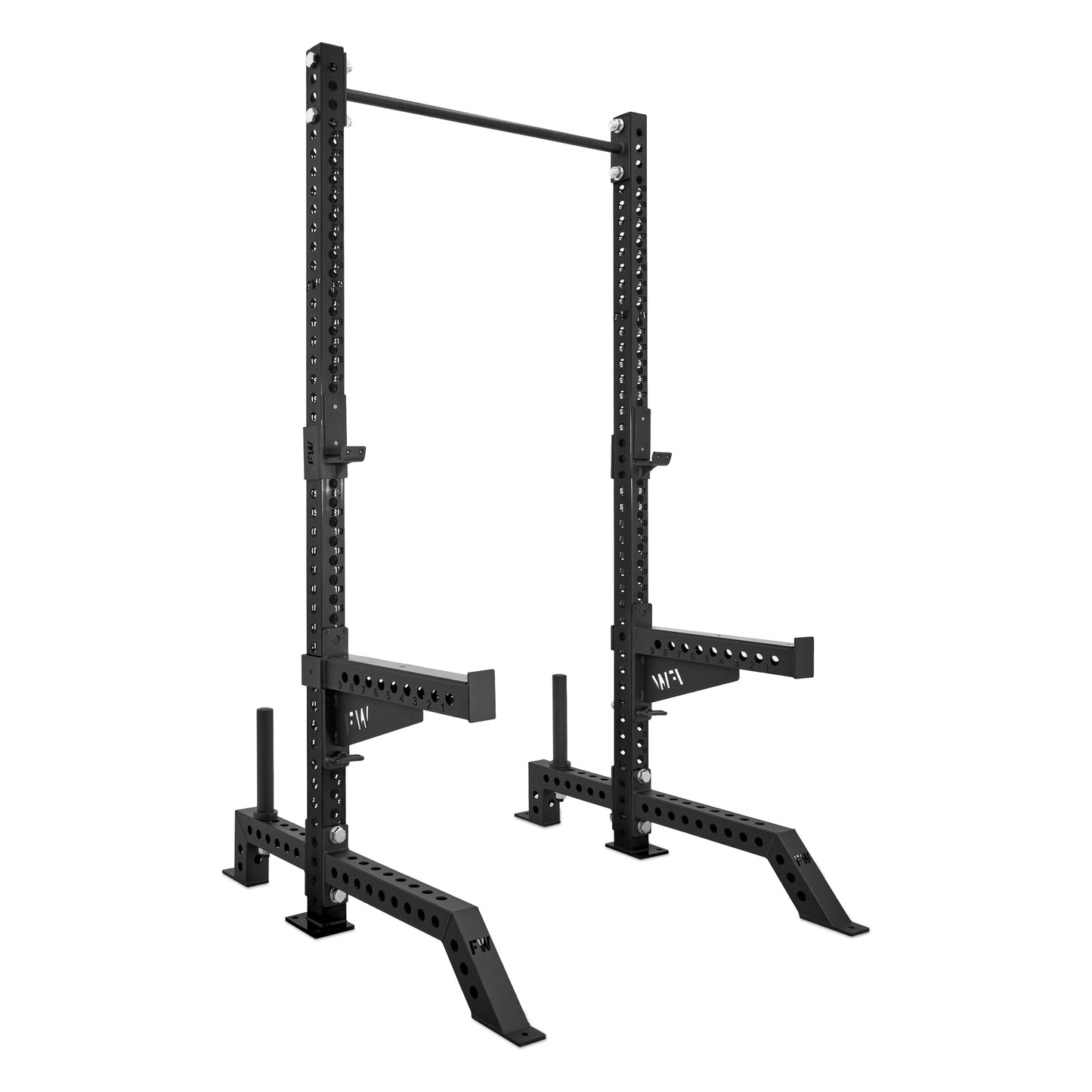 Regular Squat Rack Black Spotter Arms Storage Pins