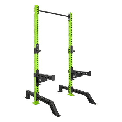 Regular Squat Rack Green Spotter Arms No