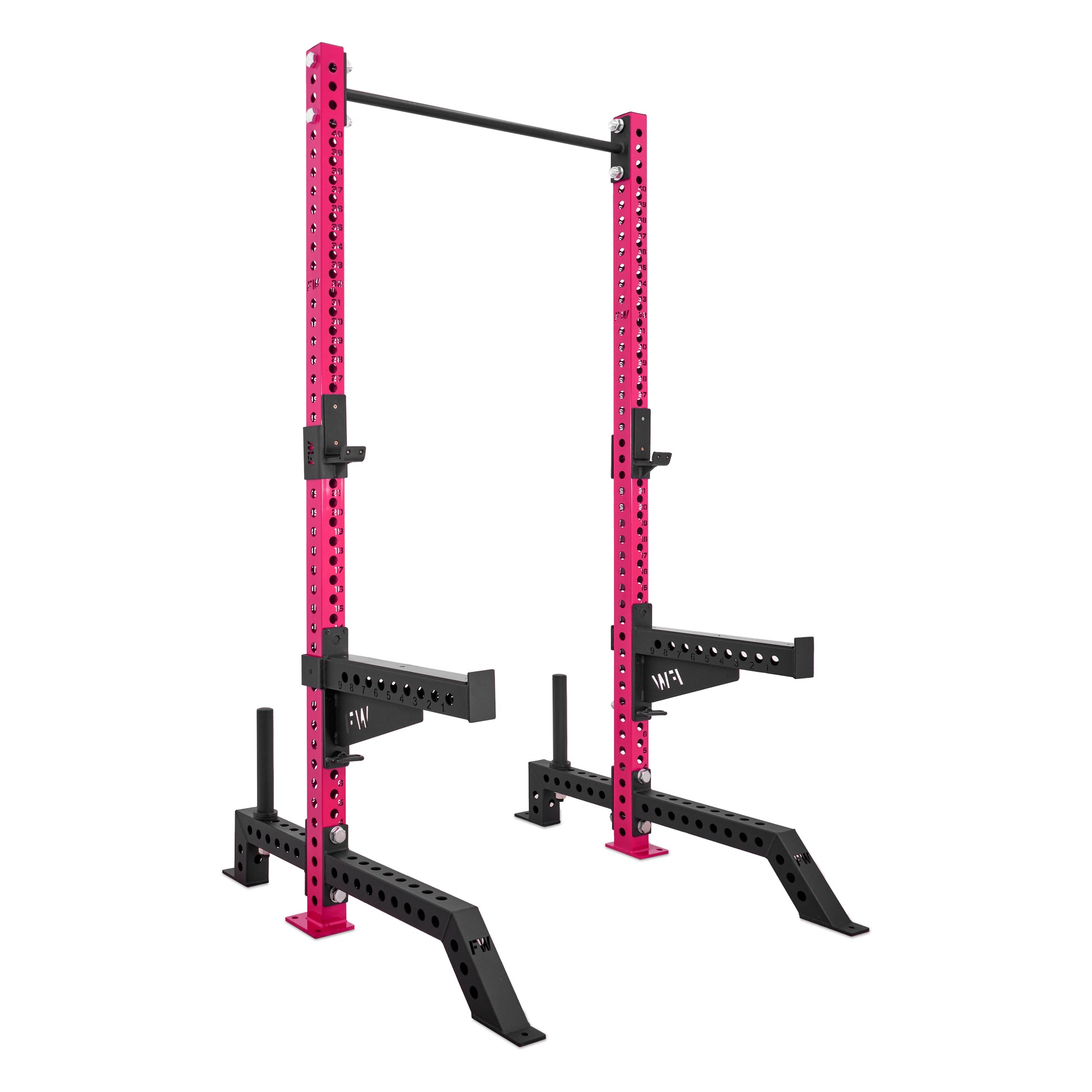 Regular Squat Rack Pink Spotter Arms Storage Pins