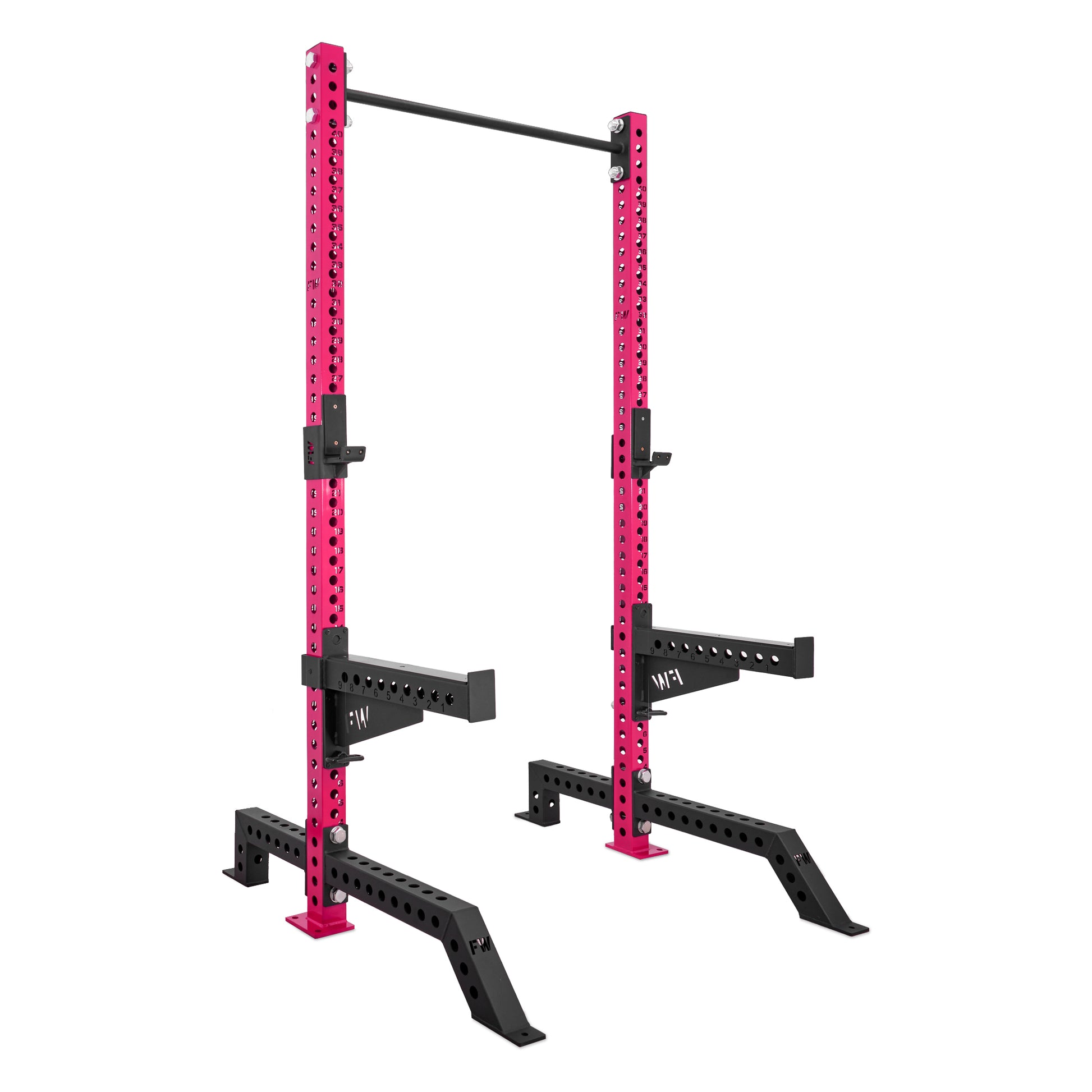 Regular Squat Rack Pink Spotter Arms No