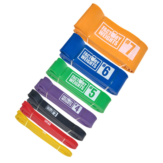 Resistance Bands Full Set (#1, #2, #3, #4, #5, #6, #7) 