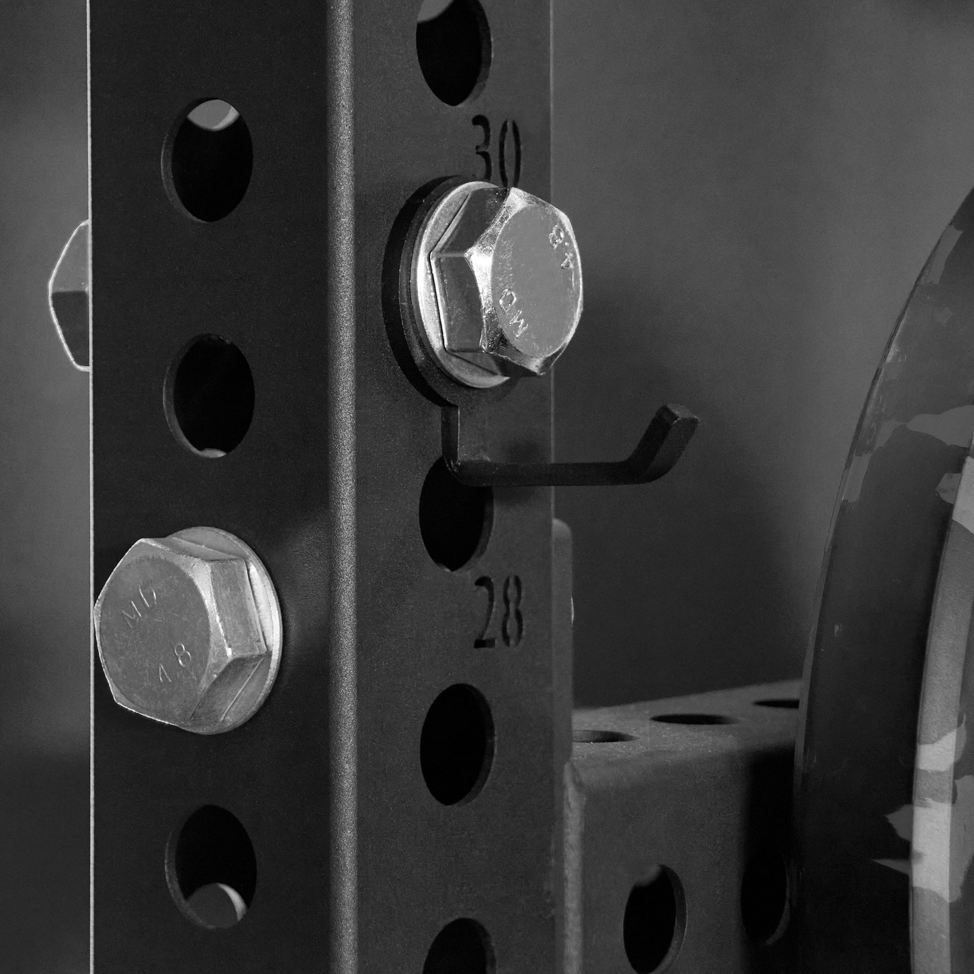 Rack Mounted Storage Hooks 