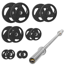 107.5kg Rubber Plate Set