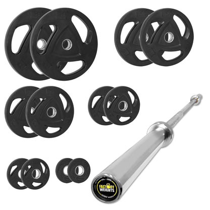 117.5kg Rubber Plate Set