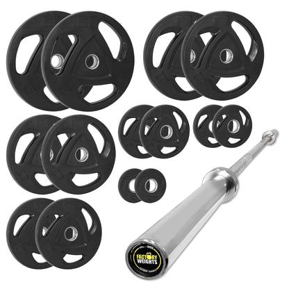 157.5kg Rubber Plate Set