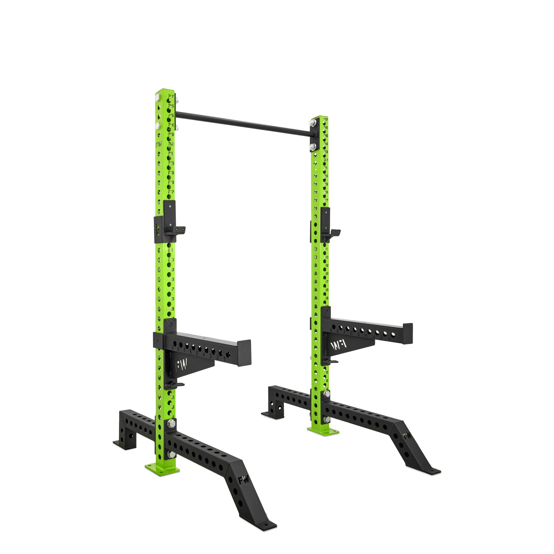 Short Squat Rack Green Spotter Arms No
