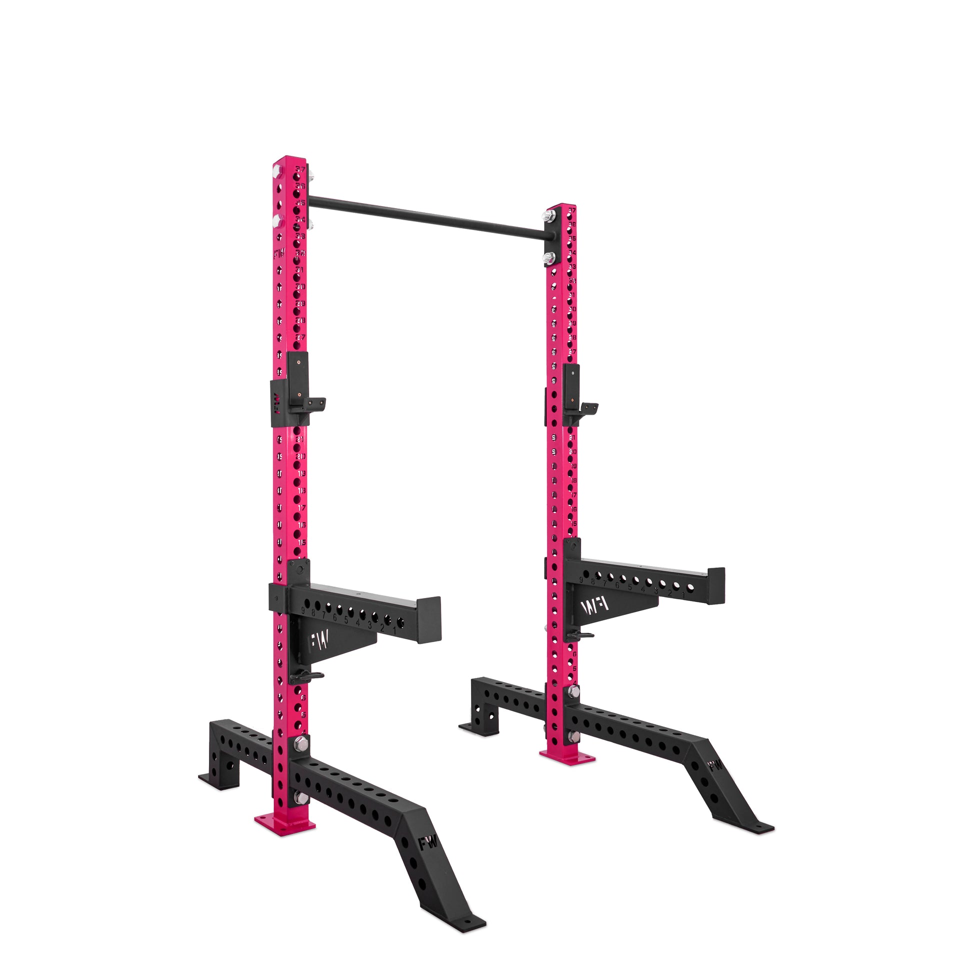 Short Squat Rack Pink Spotter Arms No