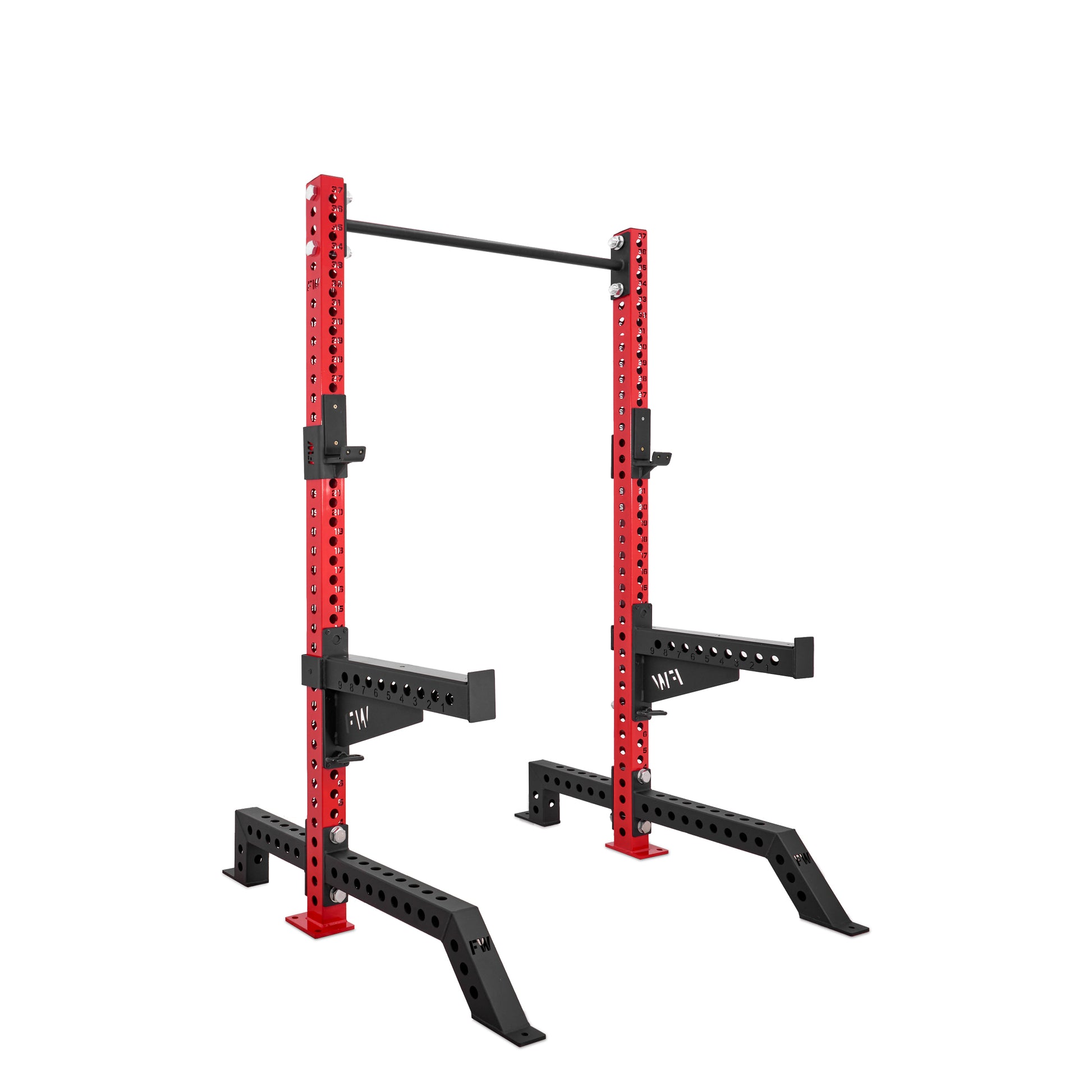Short Squat Rack Red Spotter Arms No