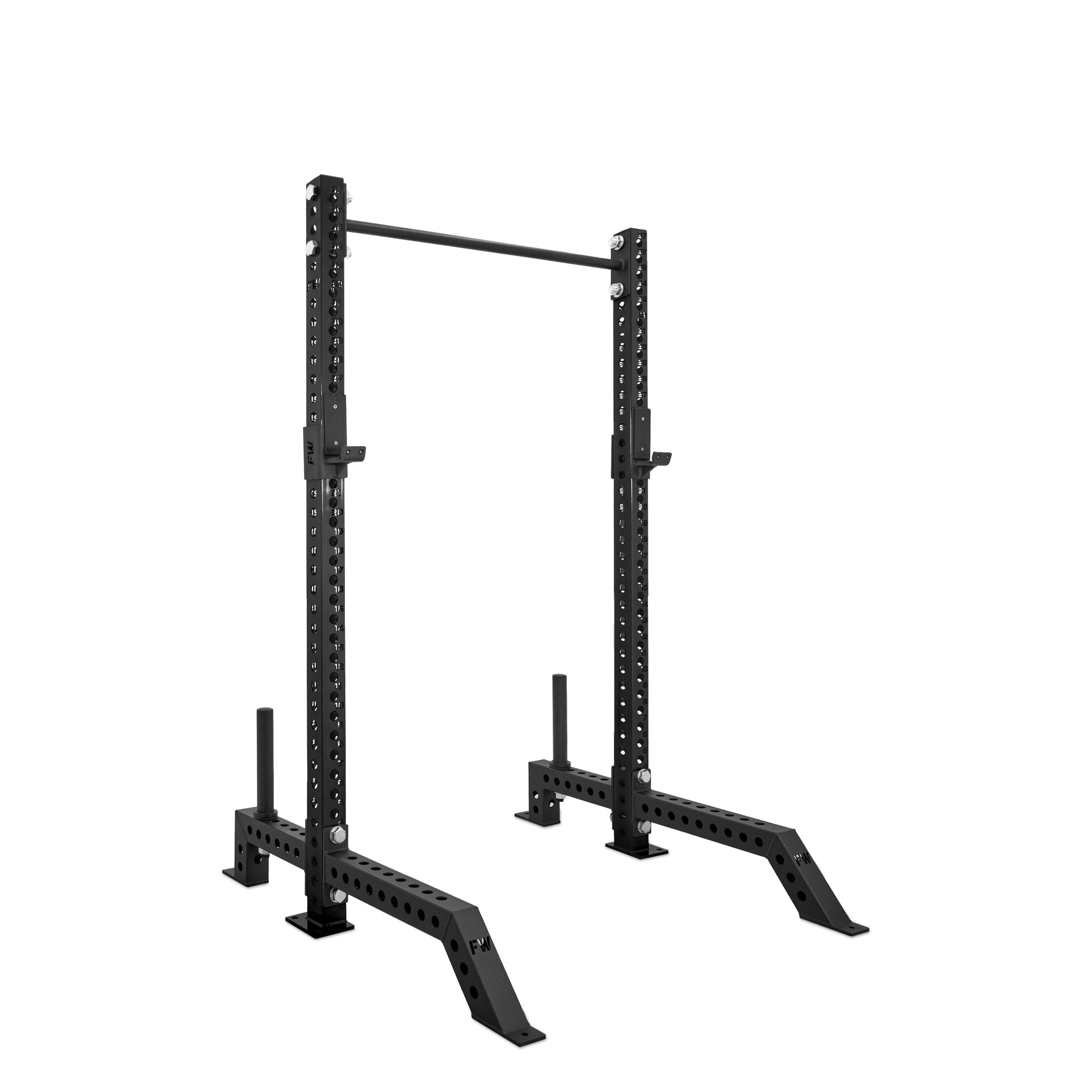 Short Squat Rack Black No Storage Pins