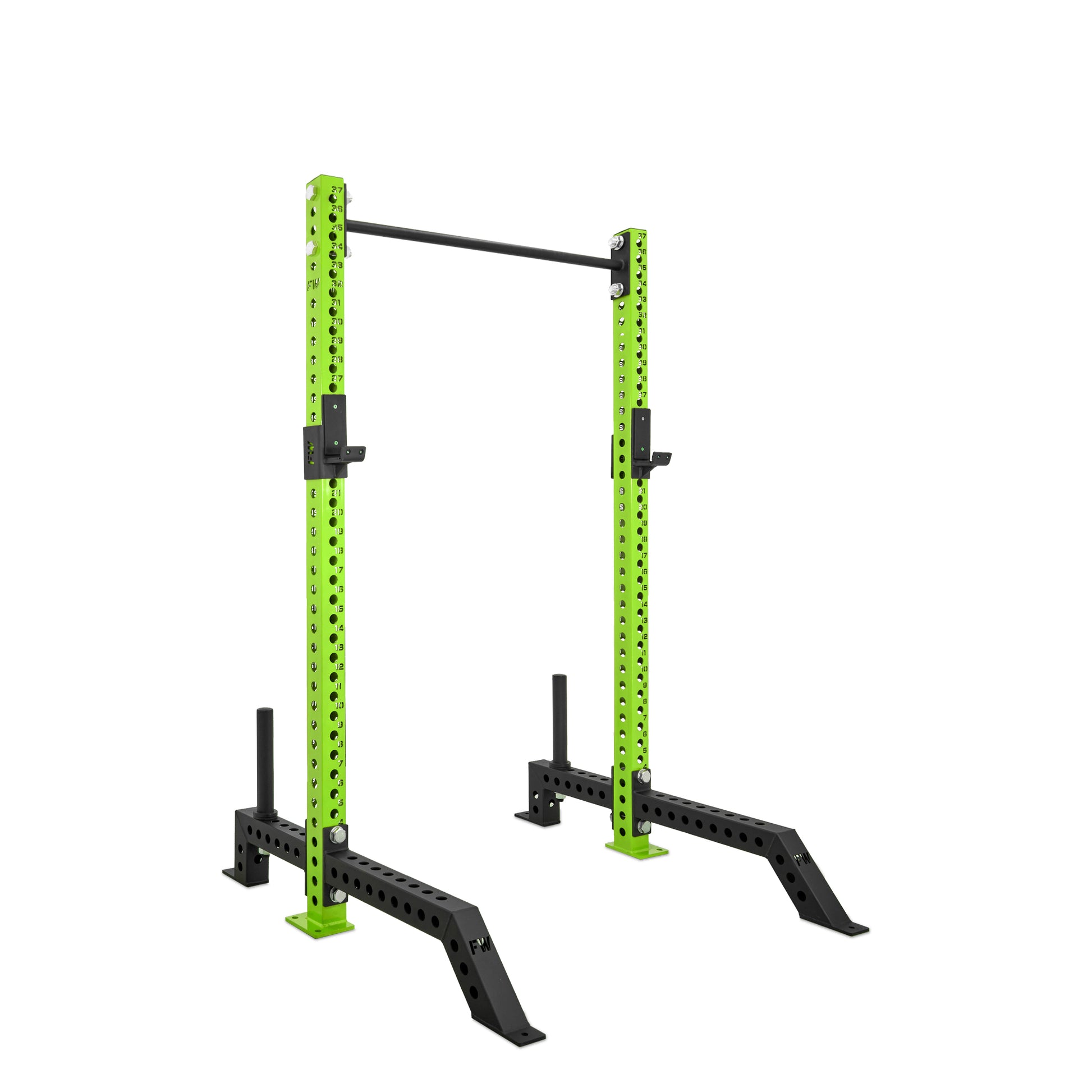 Short Squat Rack Green No Storage Pins