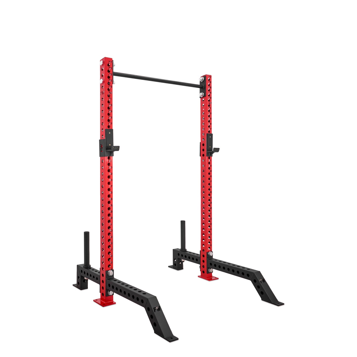 Short Squat Rack Red No Storage Pins