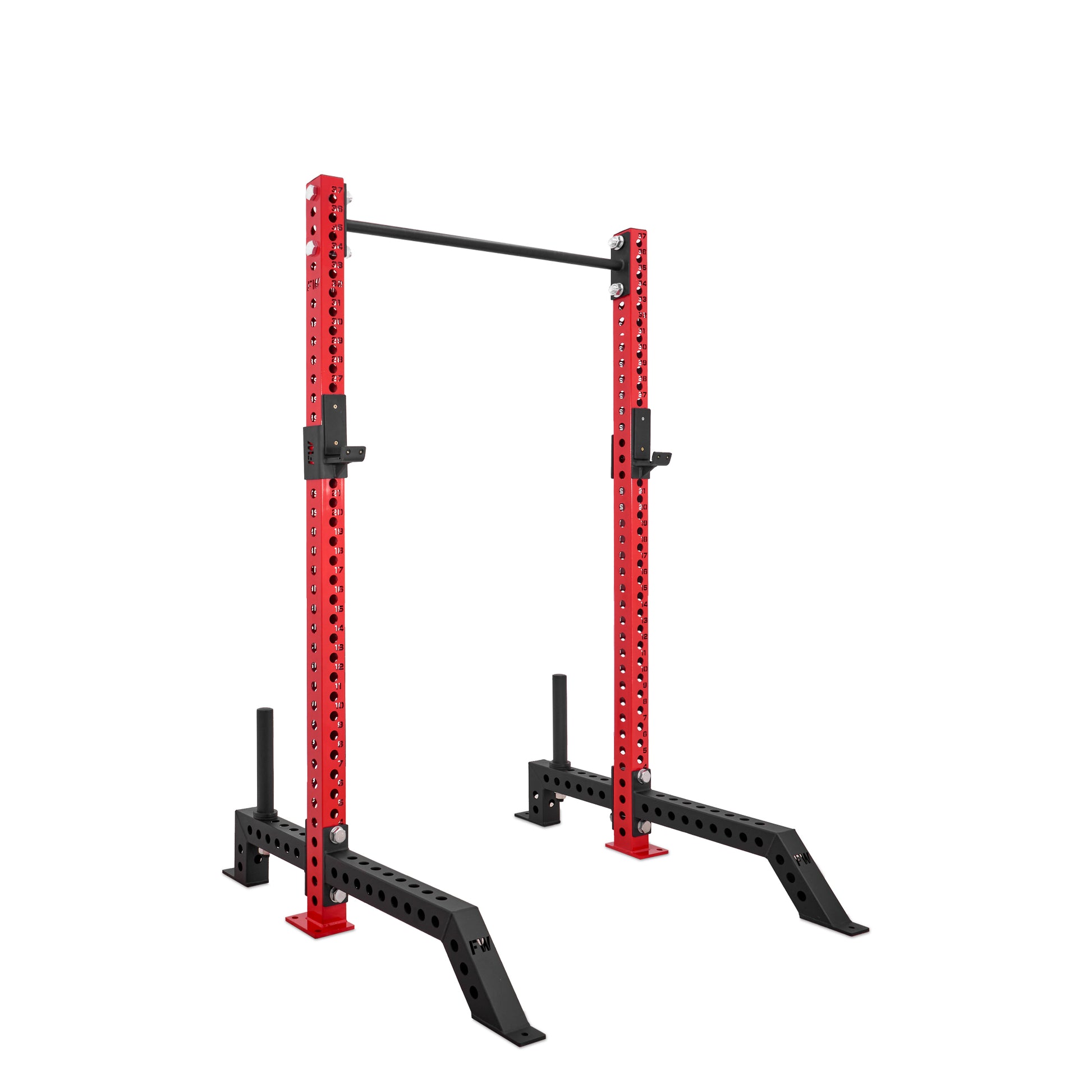 Short Squat Rack Red No Storage Pins