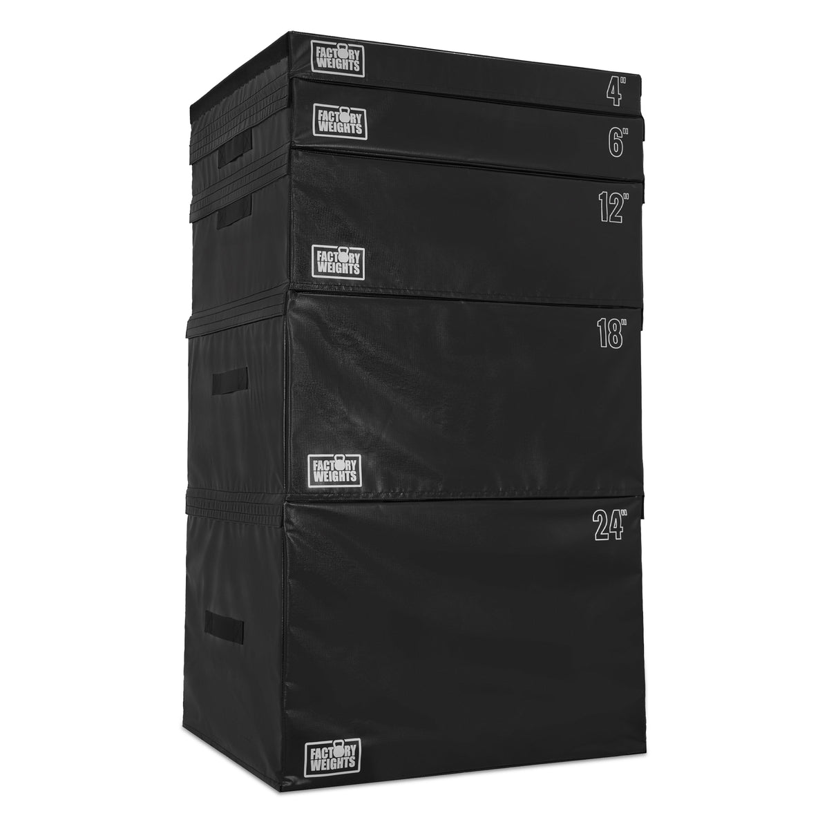 Stackable Soft Plyo Jump Boxes - 70x70cm | Factory Weights