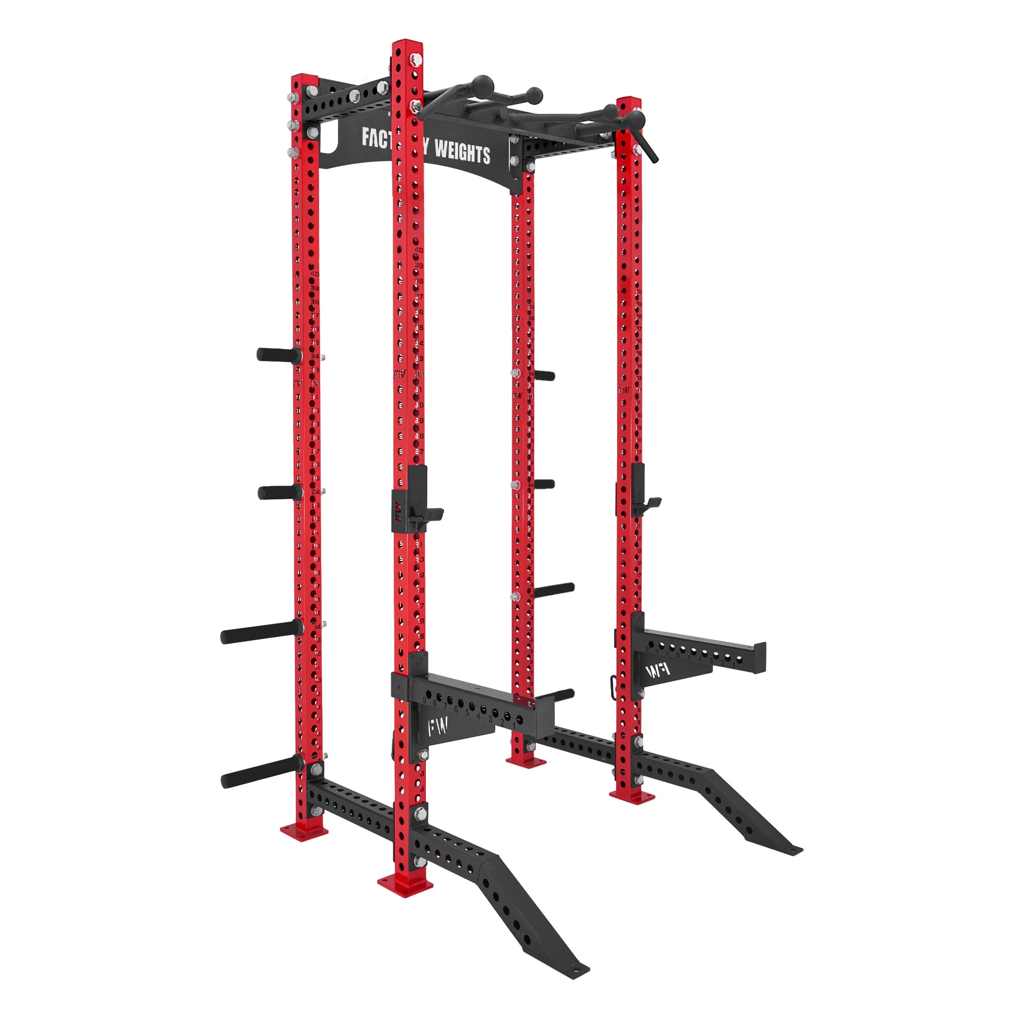 Tall FW Steel Half Rack with Pull Up Bar | Factory Weights