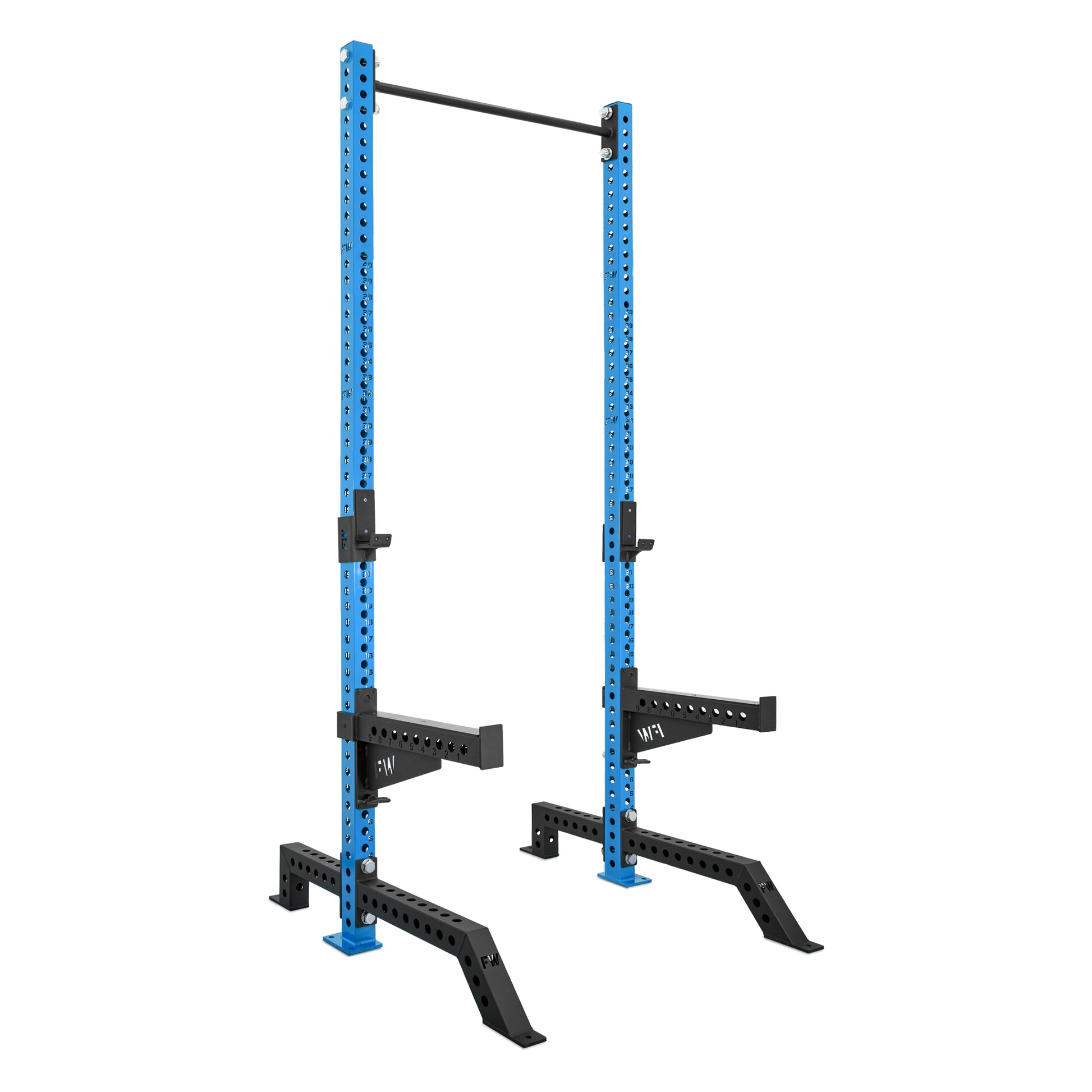 Tall Squat Rack Blue Spotter Arms No
