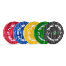 Coloured Tiger Style Bumper Plates (Pair)