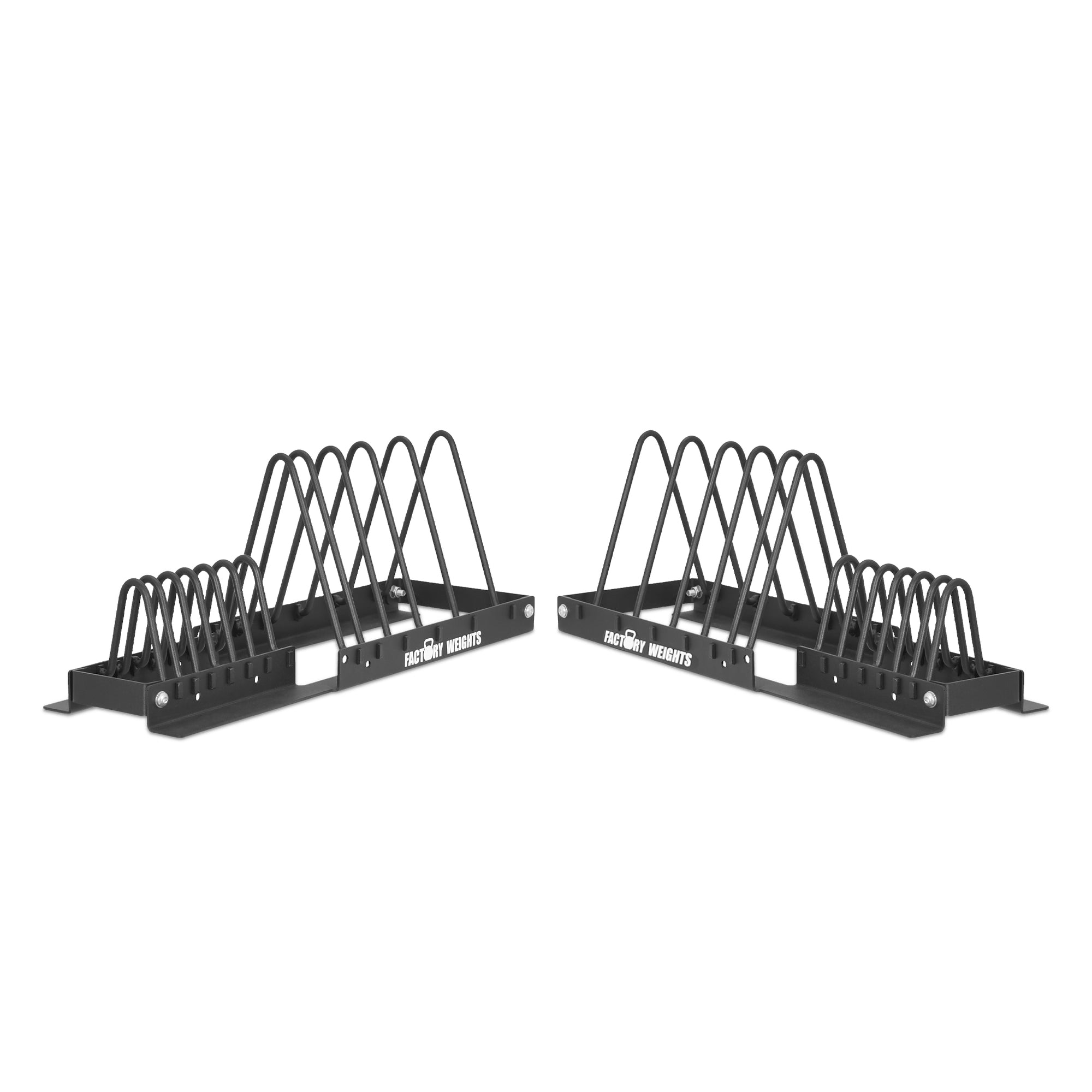 Dual Toaster Rack - Bumper Plate Storage | Factory Weights