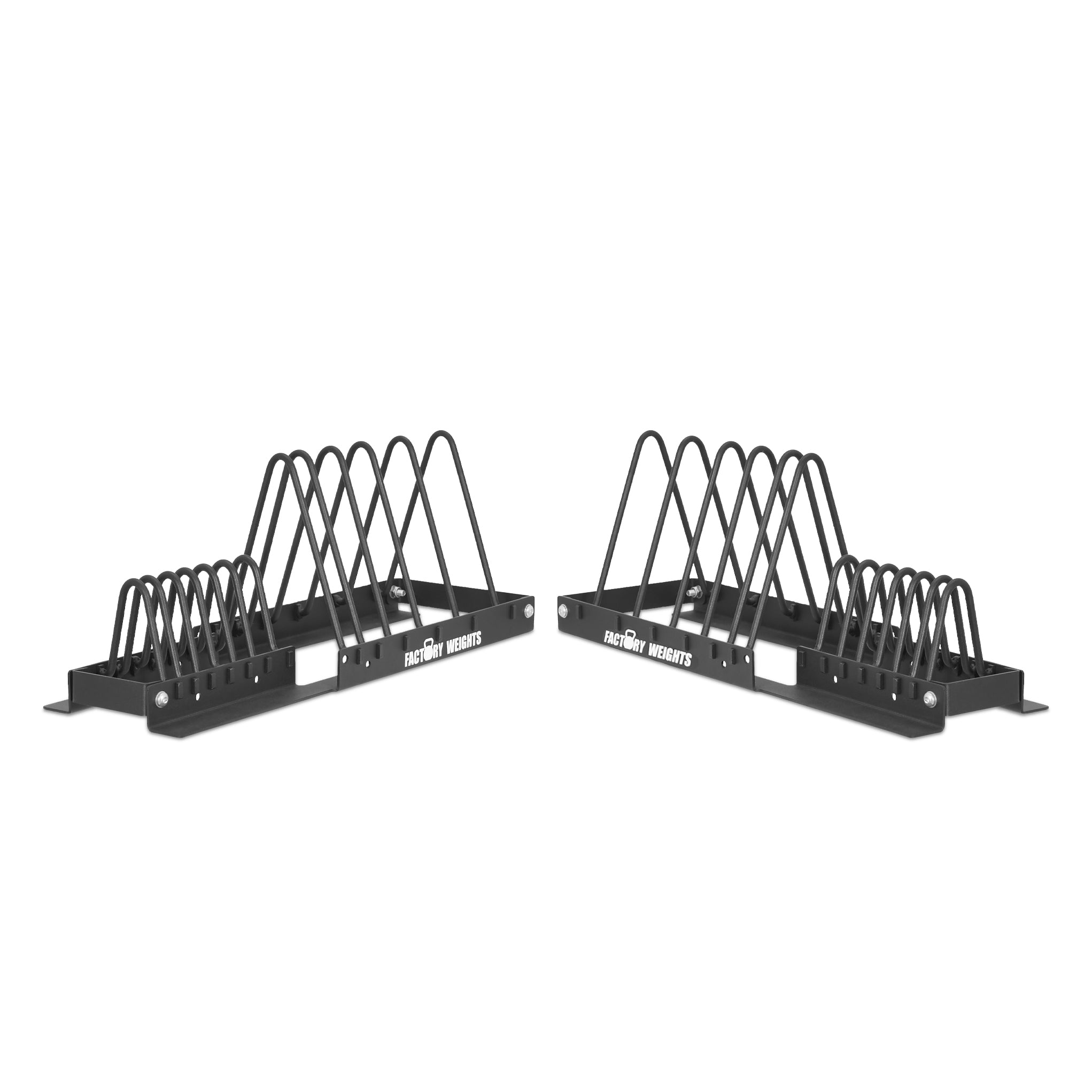 Dual Toaster Rack - Bumper Plate Storage | Factory Weights