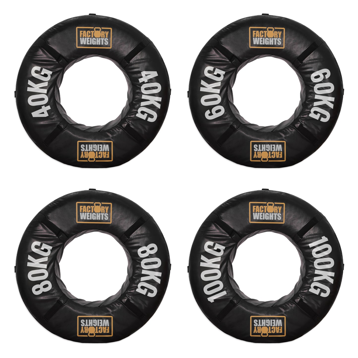 Training Tyres Full set (40kg, 60kg, 80kg, 100kg) 