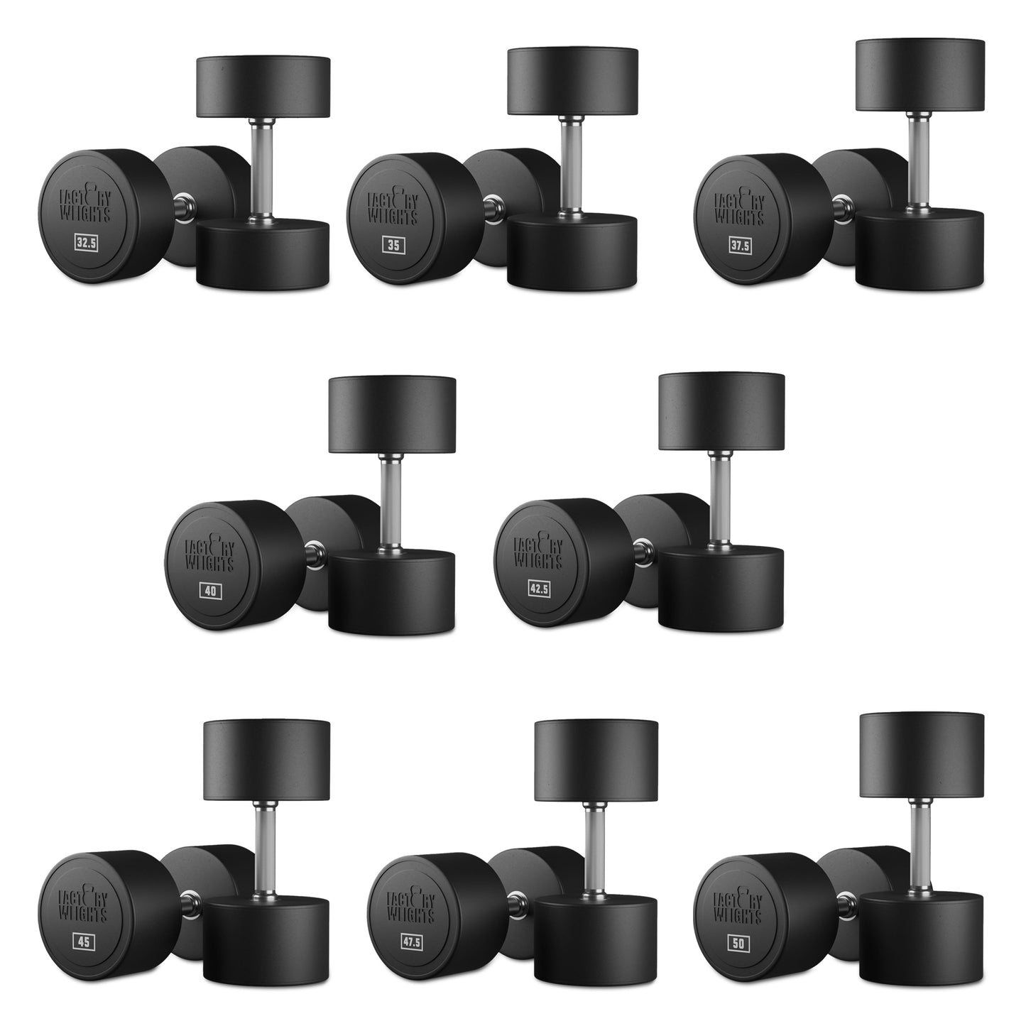 Commercial Urethane Dumbbells (Pair)