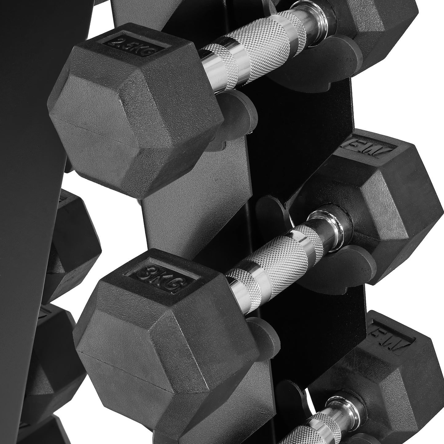 Vertical Hex Dumbbell Storage Rack
