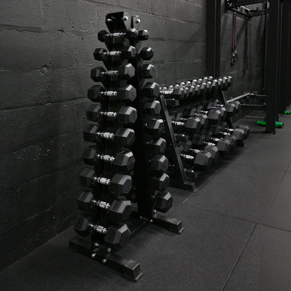 Vertical Hex Dumbbell Storage Rack
