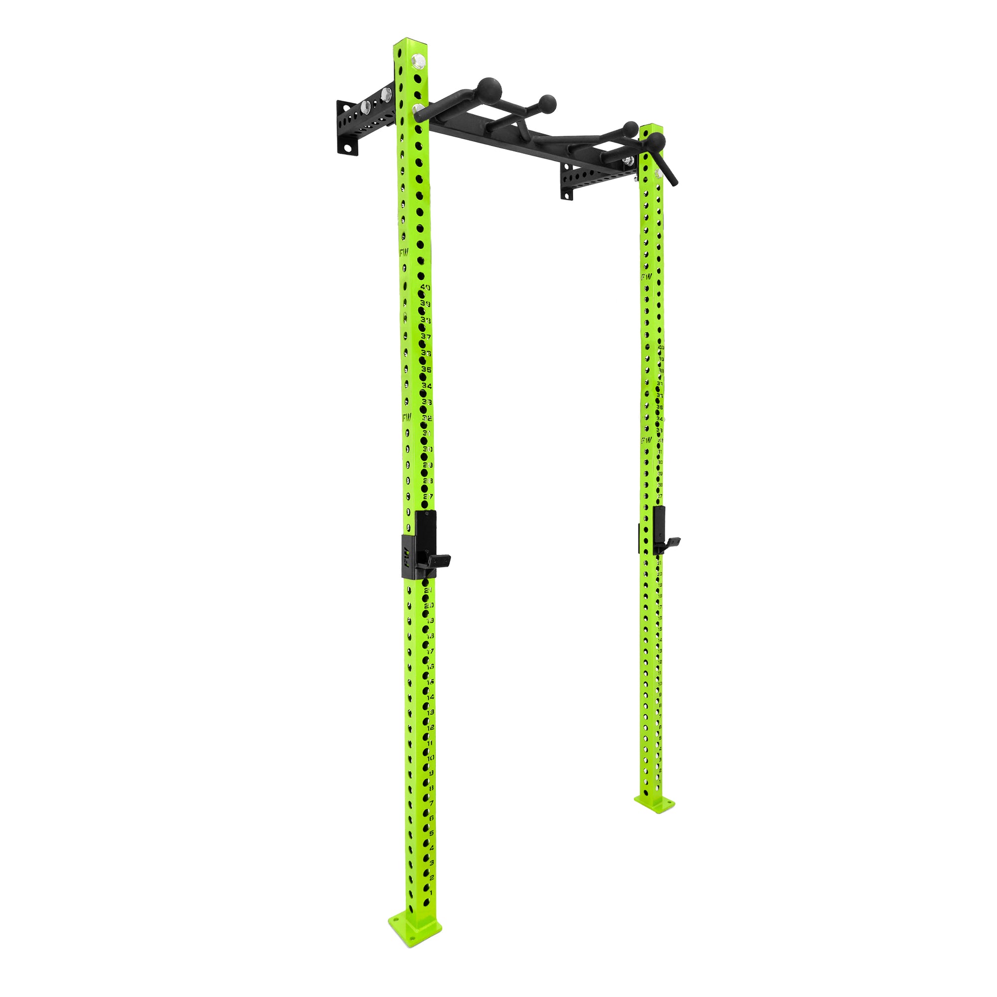 Tall Wall Rack Black - H 275cm - W 132cm | Factory Weights