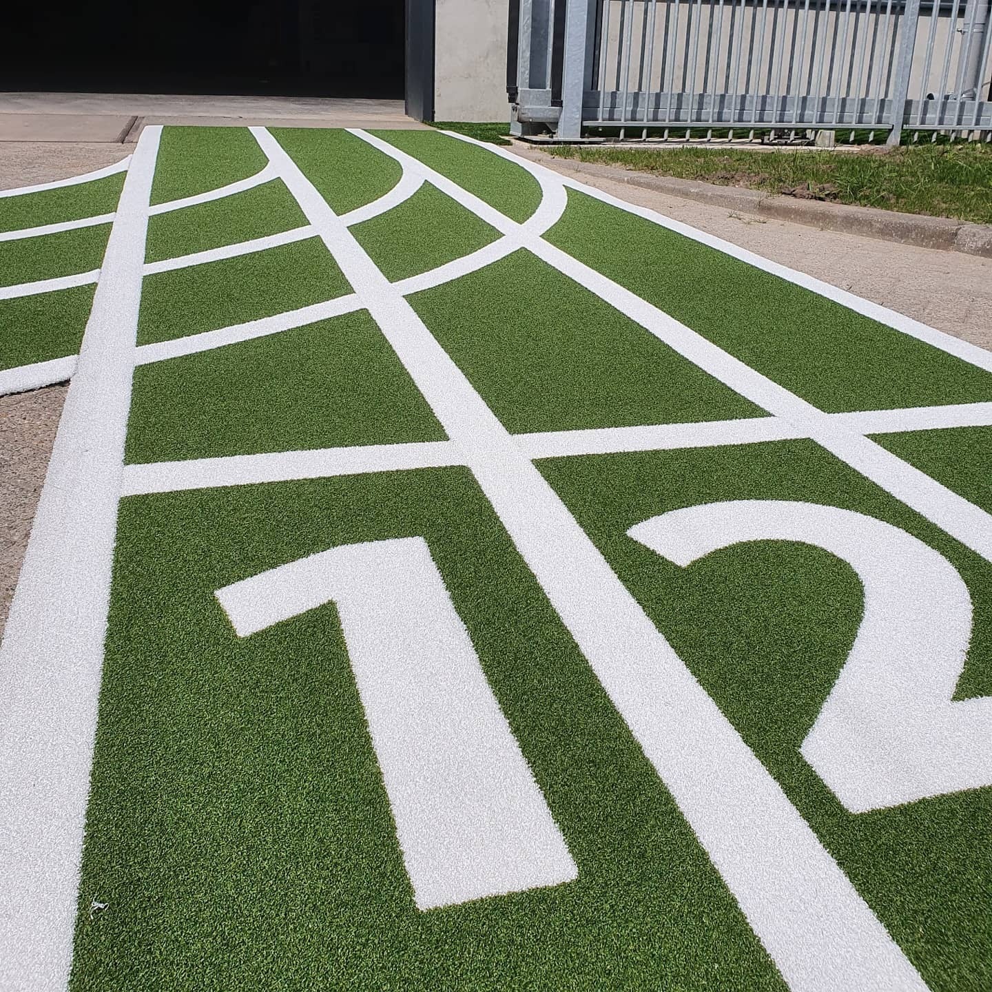 Custom Sled Sprint Track