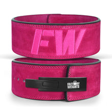 FW Lever Power-Lifting Belt - Pink Small Standard Buckle 