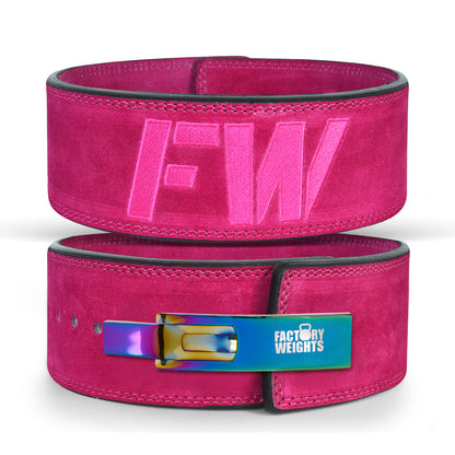 FW Lever Power-Lifting Belt - Pink Small Petrol (additional £10) 
