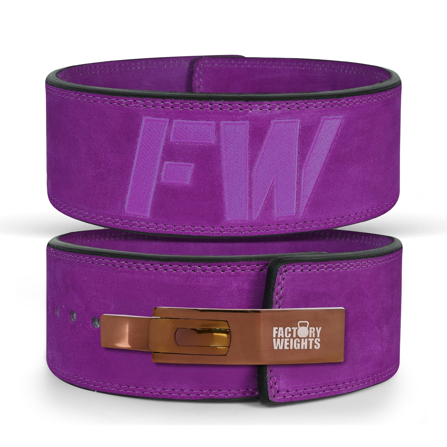 FW Lever Power-Lifting Belt - Purple Small Copper (additional £10) 