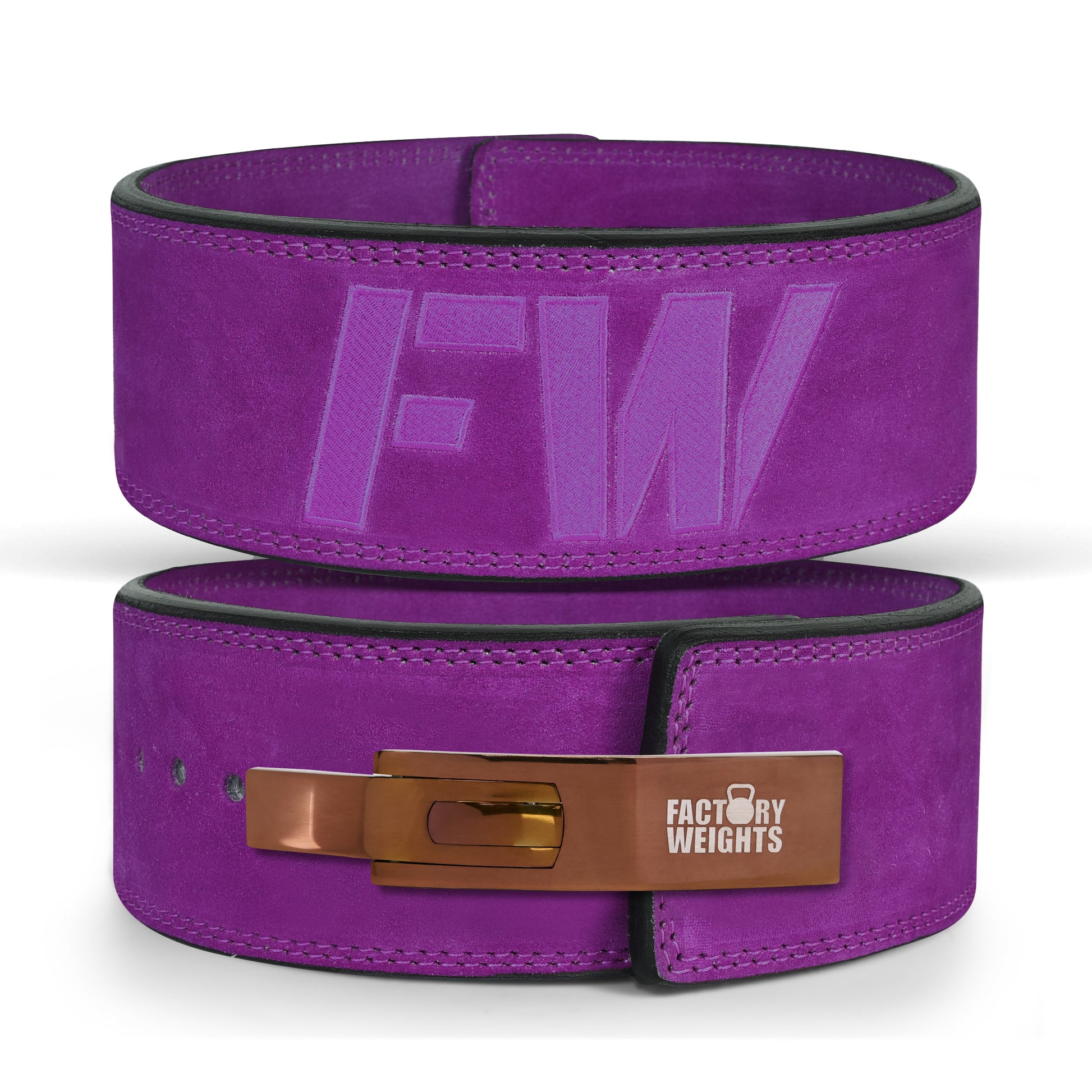 FW Lever Power-Lifting Belt - Purple Small Copper (additional £10) 