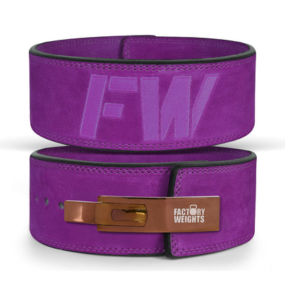FW Lever Power-Lifting Belt - Purple Small Copper (additional £10) 