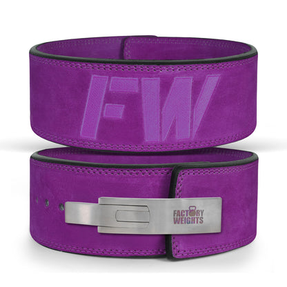 FW Lever Power-Lifting Belt - Purple Small Steel (additional £10) 