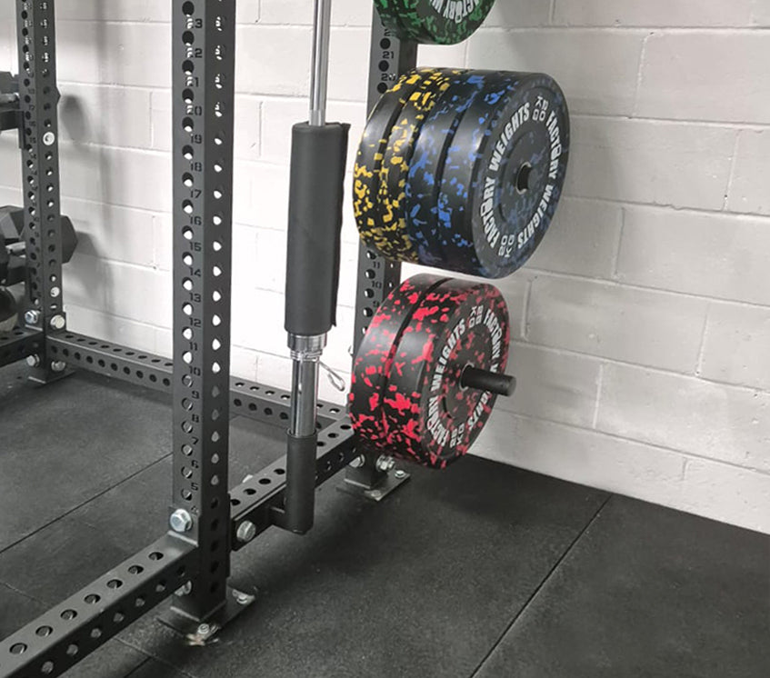Barbell Holder Weight Plate Rack Canadian Tire Rack-Mounted Bar