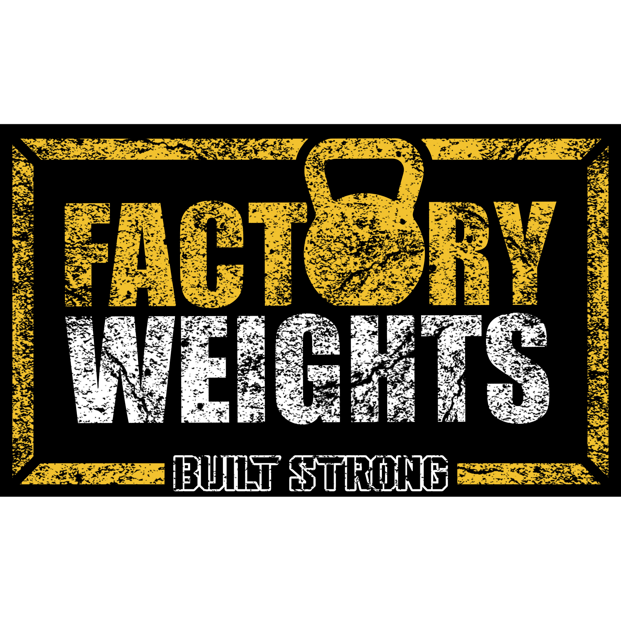 Factory Weights Gym Banner Flag
