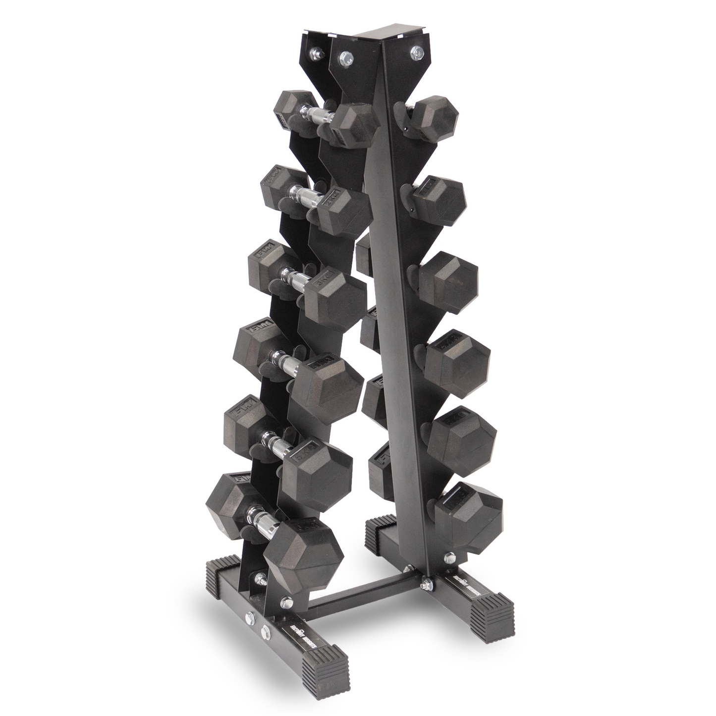 Vertical Dumbbell Storage Rack Tree Stand 6 Pairs Yes 
